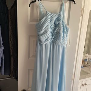 Aazie sky blue style ginger size 2 (runs big for bridesmaid dress) NWT